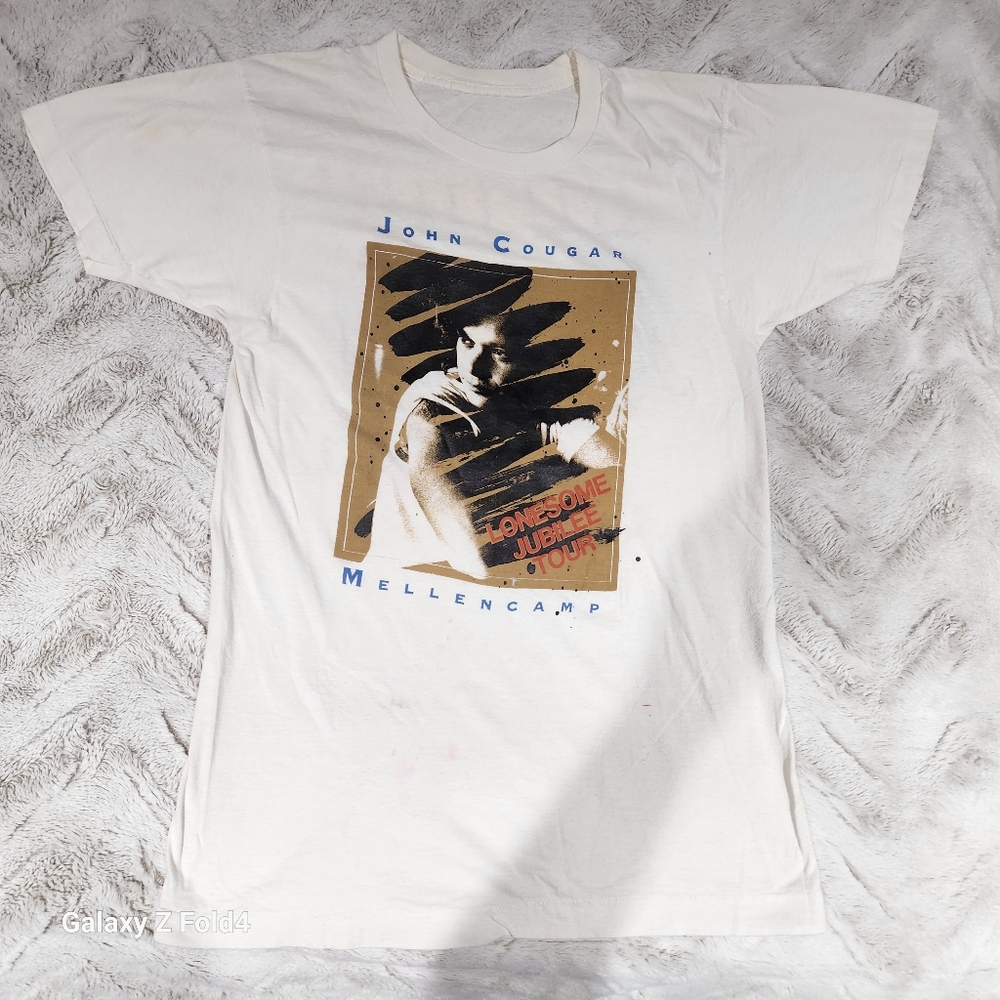 Vintage 1988 Concert T-Shirt JOHN COUGAR MELLENCAMP